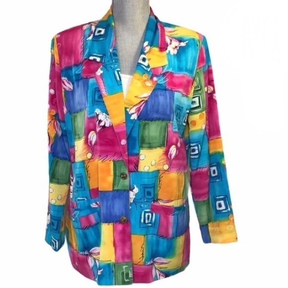 VINTAGE G.W. Division of Graff 80’s Blazer 6P - Picture 1 of 7